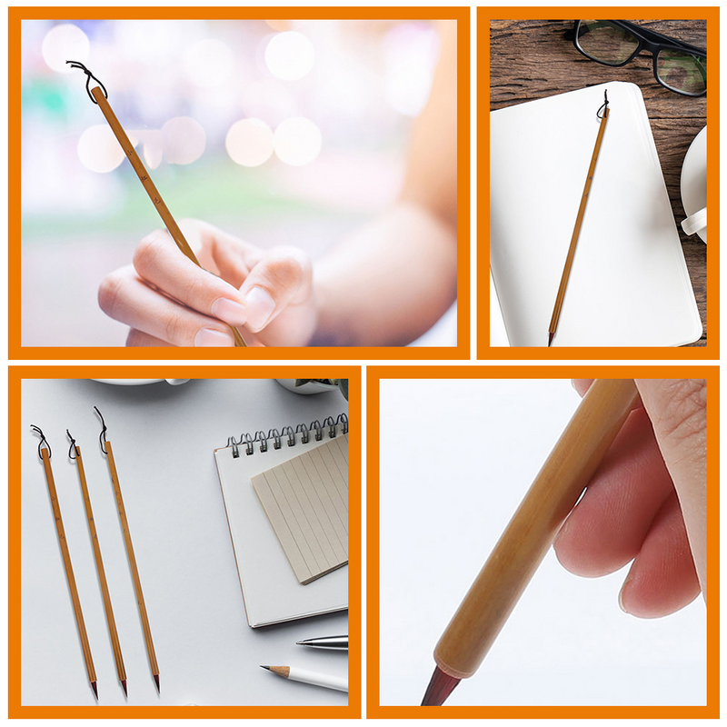 فرش رسم خطاف الشعر متعددة الوظائف ، قلم فرشاة منزلية صينية ، أقلام ثابتة ، خط