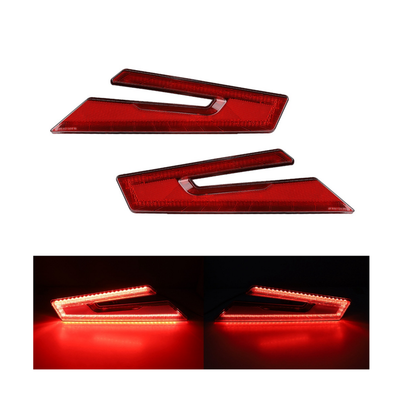 ضوء الفرامل الأحمر LED للدراجة الشاطئ ، ضوء الذيل ل RZR برو XP XP4 2020-2021 ، 12 فولت