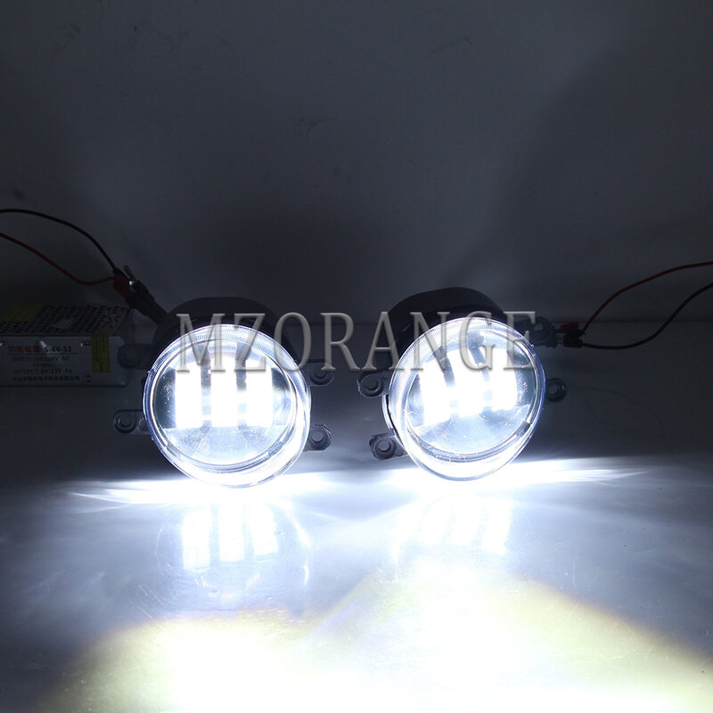 2 قطعة LED مصابيح الضباب الأمامي لتويوتا كورولا راف 4 أفينسيس أوريس كامري بريوس لاند كروزر برادو FJ150 لكزس RX350 ES350