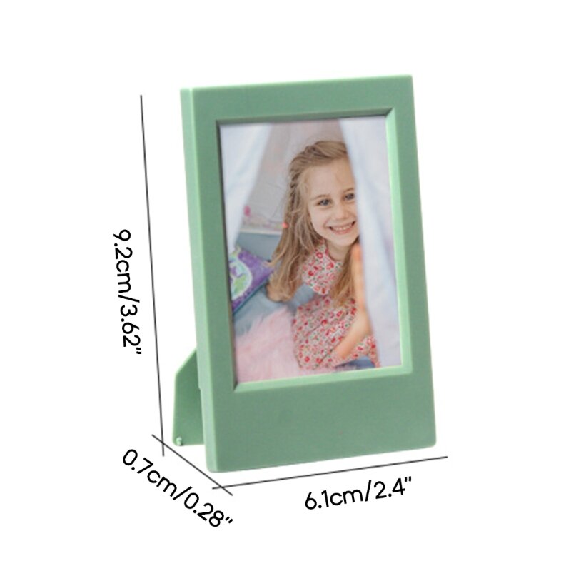 إطار صور صغير مقاس 3 بوصة لإطارات الصور الفنية للأطفال لسطح الطاولة وسطح المكتب حامل عرض الصور ديكور المنزل دروبشيب