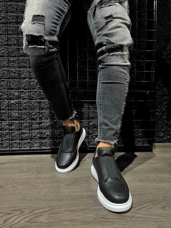 Knack Sneakers shoes 911 black (white base)