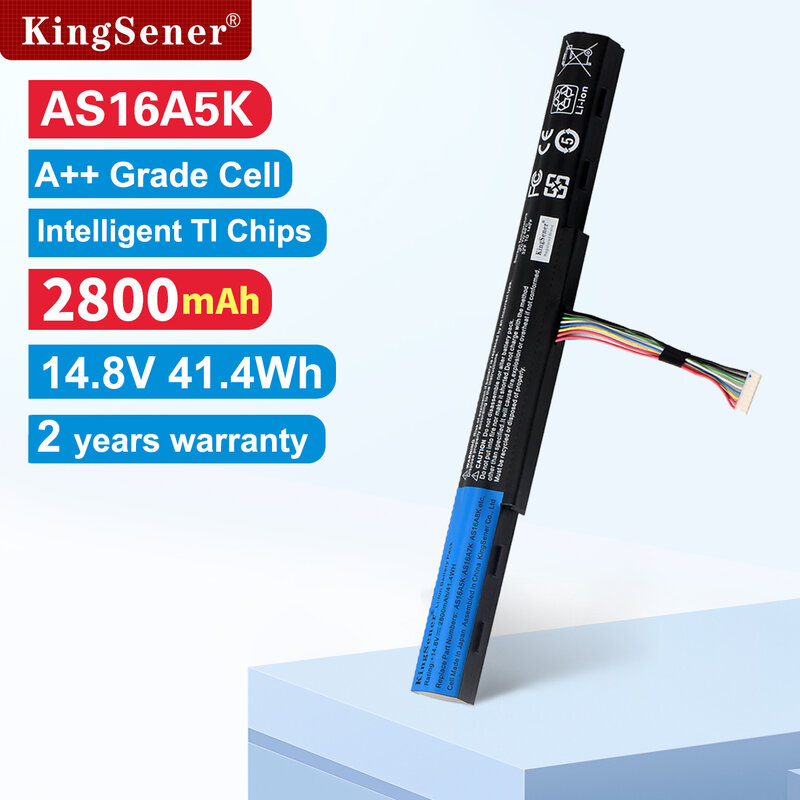 KingSener جديد AS16A5K AS16A7K AS16A8K بطارية لشركة أيسر أسباير E15 E5-475G 523 جرام 553 جرام 575 جرام 774 جرام E5-575-59QB E5-575 E5-575G-53VG