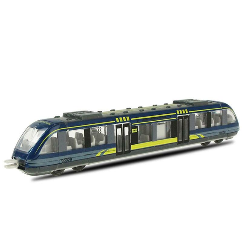 محاكاة سبيكة صغيرة السكك الحديدية قطار الأطفال بالقصور الذاتي عالية السرعة قطار نموذج سيارة لعب للبنين هدايا عيد ميلاد
