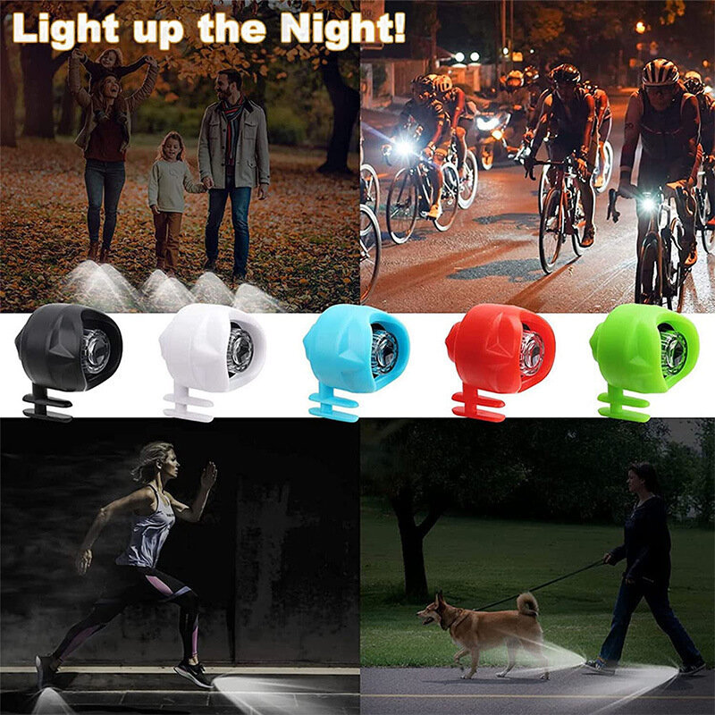 أضواء ليلية مع قدم تحذير للرياضة في الهواء الطلق ، اكسسوارات الإضاءة ، المشي لمسافات طويلة والتخييم ، 3-Mode