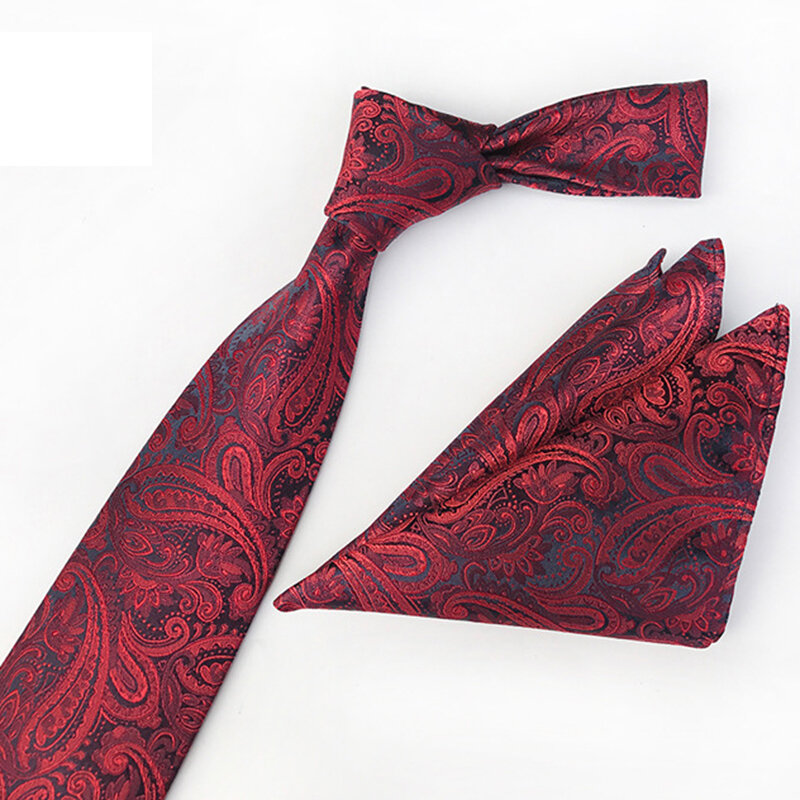 طقم ربطة عنق جيب كلاسيكي مكون من قطعتين مربع مطبوع ، ربطة عنق ، منديل ، حفلة ، مكتب ، عمل ، هدية زفاف ، 8: