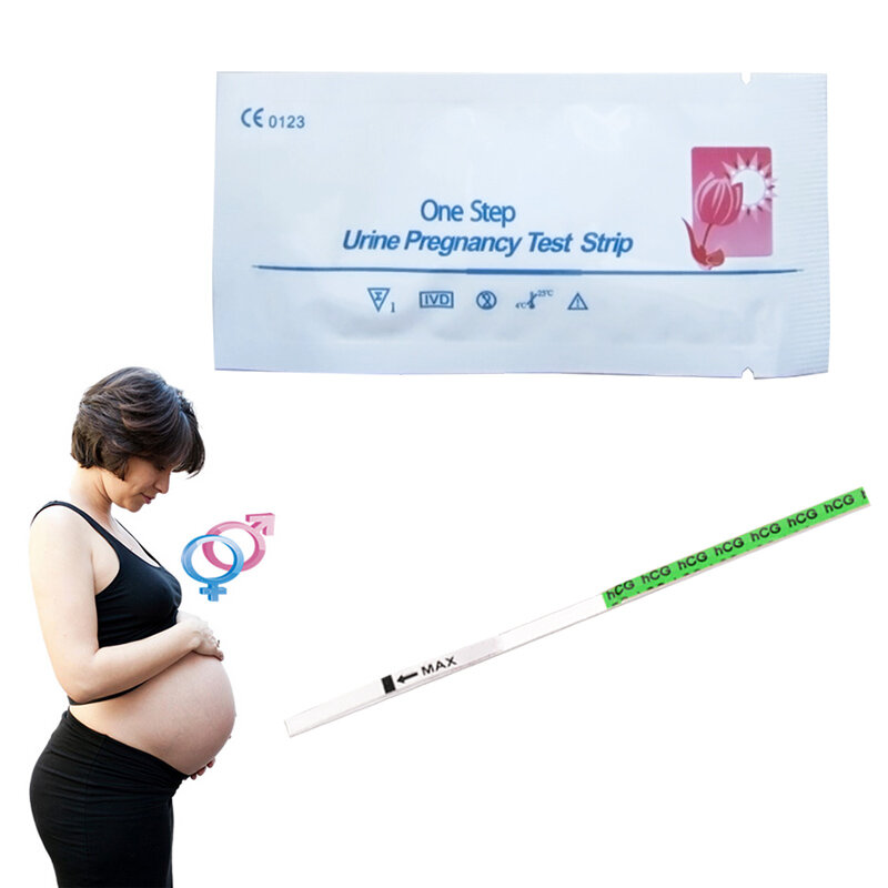شرائط اختبار الحمل المبكر للنساء ، اختبار ذاتي ، أدوات قياس البول ، دقة فائقة ، 10