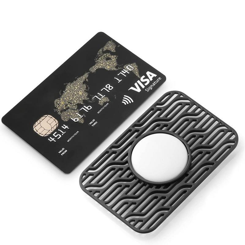 حافظة محمولة لتعقب علامة الهواء بطاقة الائتمان واقية حجم البطاقة متوافق مع علامة الهواء لحقيبة حافظة نقود