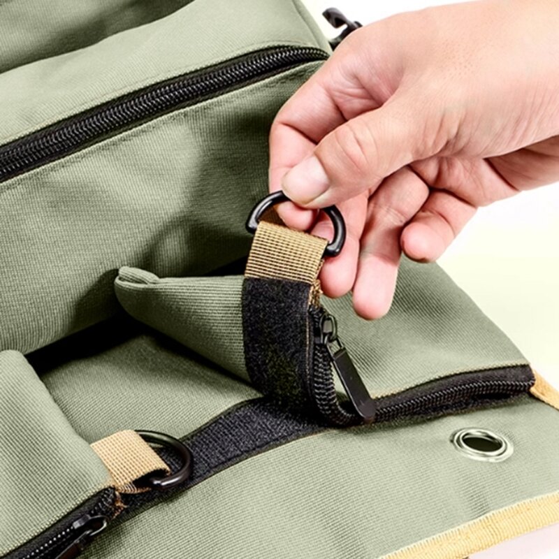 حقيبة أدوات قابلة للطي شديدة التحمل للمصلحين والنجارين ومنظمي مفاتيح السباكة