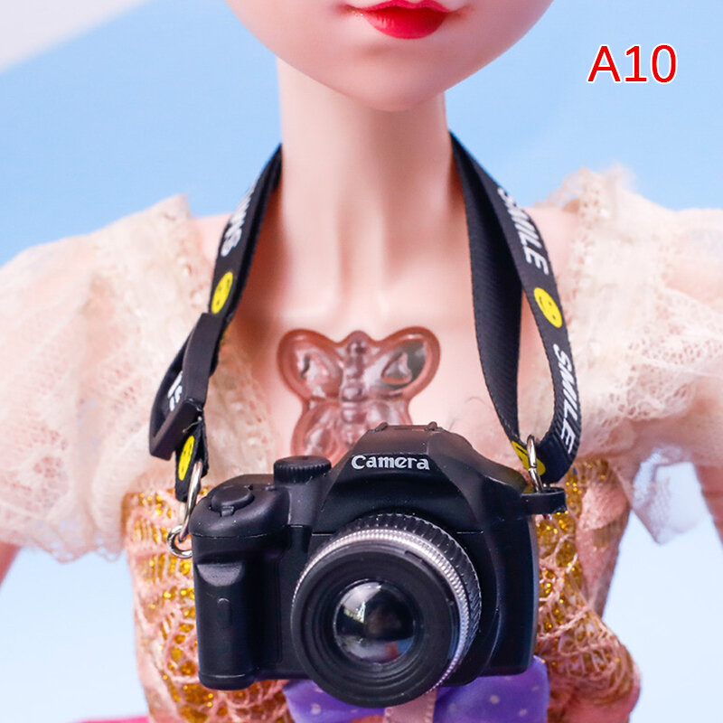 1:12 دمية كاميرا مصغرة نموذج اكسسوارات الديكور الاطفال لعبة الهدايا الحلي