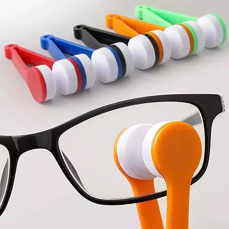 نظارات تنظيف متعددة الوظائف محمولة فرك ، نظارات ، نظارات فرش تنظيف مايكروفايبر ، أدوات مسح ، 10 نظارات شمسية ، 5 * ، 1 *