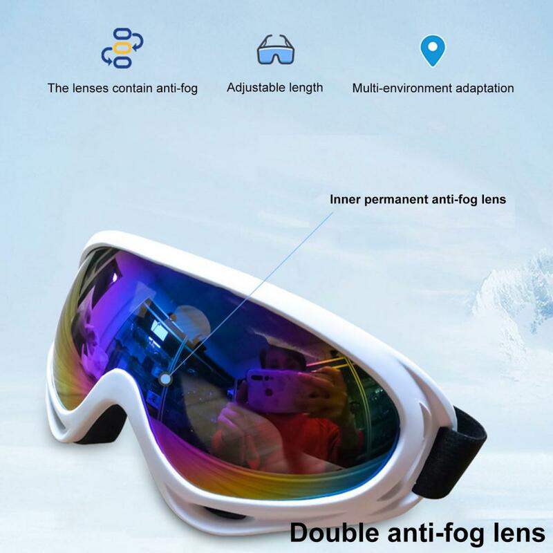 نظارات التزلج مع سطح المرآة للرجال والنساء ، نظارات ، تصميم مكافحة الضباب ، قوي دائم ، قسط