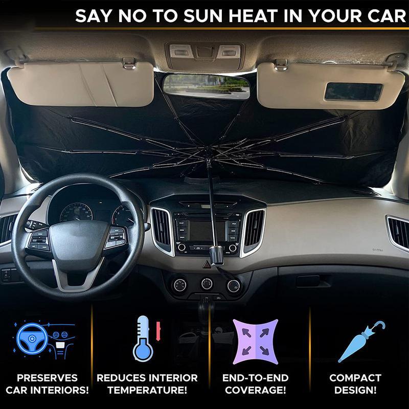 مظلة سيارة الظل الجبهة الزجاج الأمامي السيارات الداخلية الشمس حماية الزجاج الأمامي الظل عاكس UV الغبار حامي السيارات الشمس