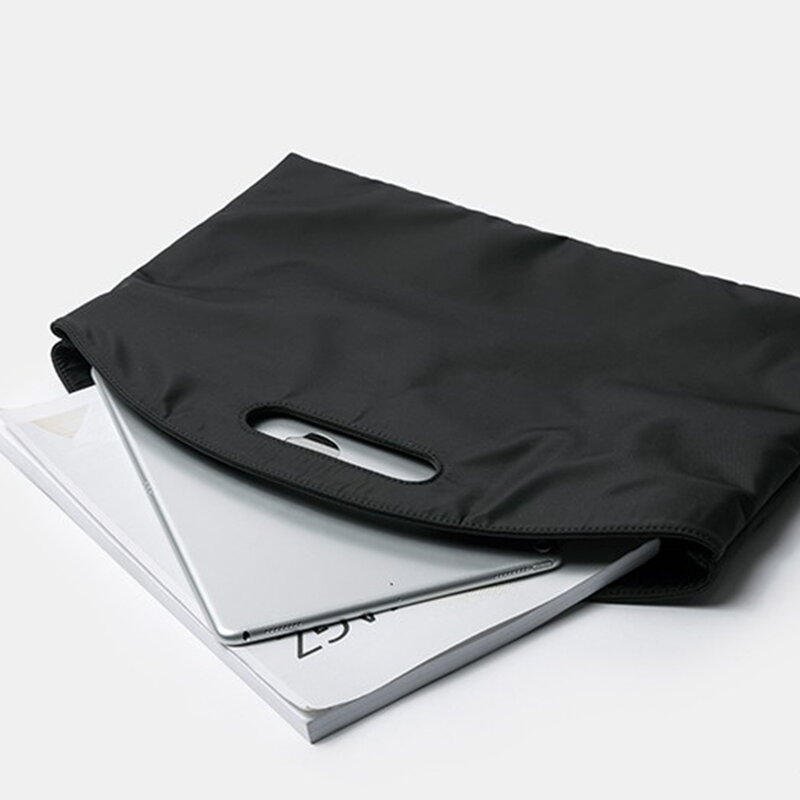 صورة بيضاء مطبوعة حقيبة كمبيوتر محمول حقائب السفر العمل حقيبة مكتب الأعمال وثيقة معلومات المؤتمر المنظم حمل