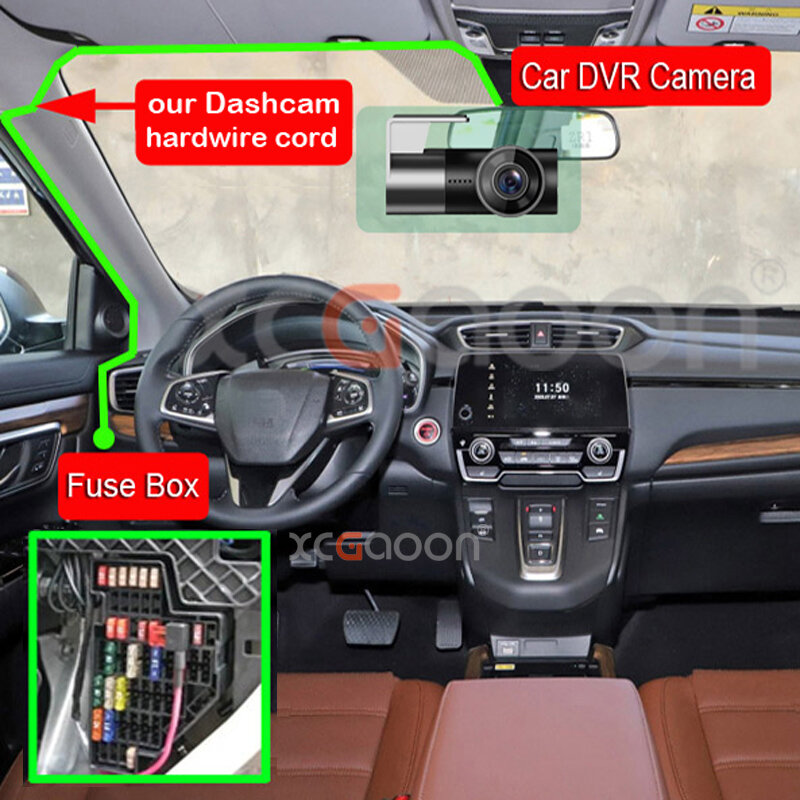 سيارة تهمة هاردوير الحبل كابل مع مايكرو نوع-C USB تيار مستمر 12 فولت إلى 5 فولت 2A 3.1 متر السيارات شحن ل داش كام كاميرا سيارة DVR