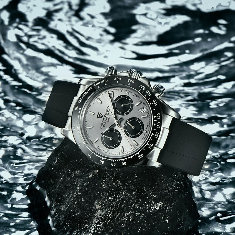 ساعة يد كوارتز للرجال من أفضل العلامات التجارية الفاخرة مع تاريخ أوتوماتيكي للرجال مقاومة للماء ساعة كرونوغراف رياضية للرجال
