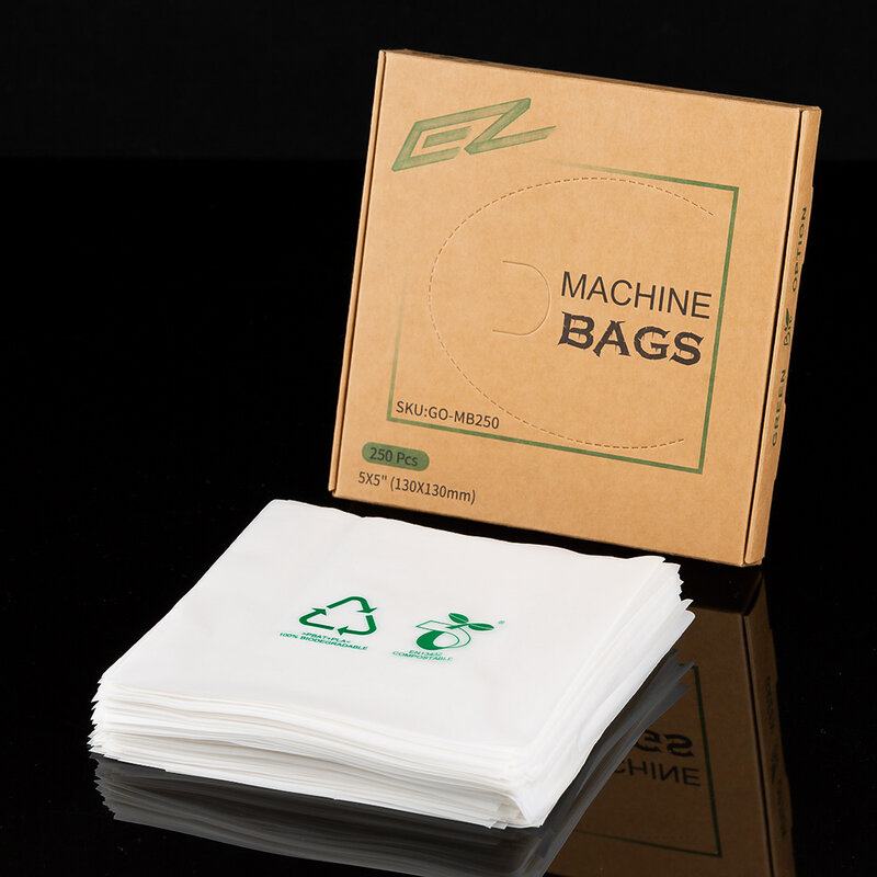 EZ الأخضر الخيار آلة أكياس حقائب زجاجات صديقة للبيئة إعادة تدوير قابلة للتحلل للغاية لفائف أو الروتاري آلات الوشم العرض