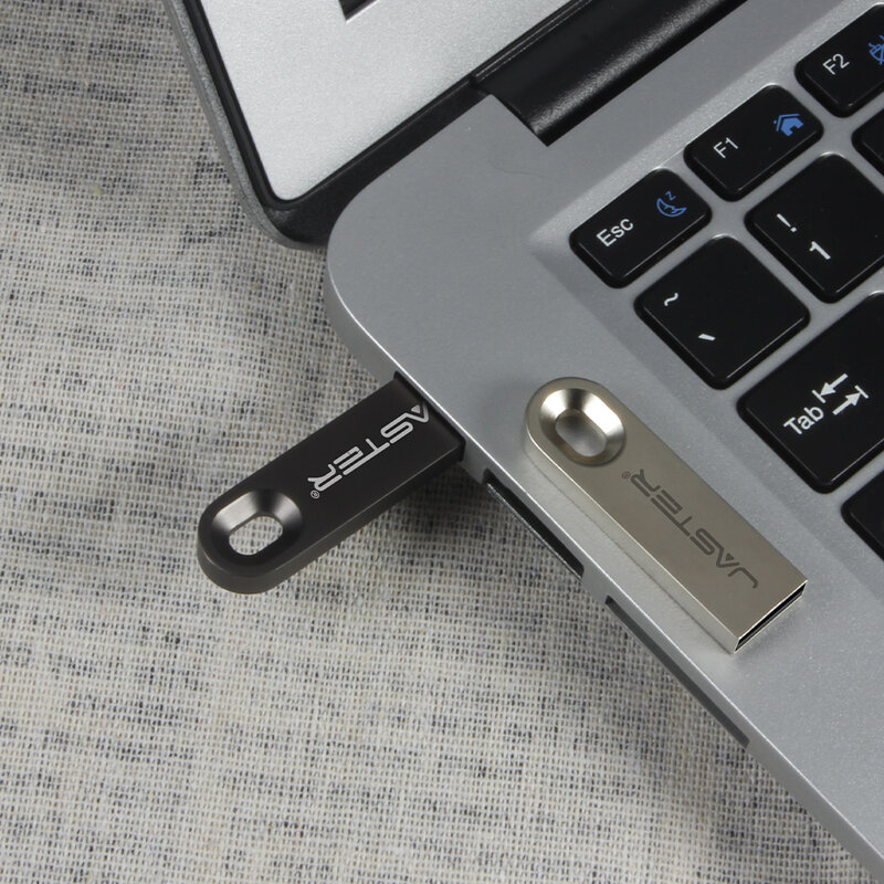 JASTER المعادن U القرص 64GB فلاش حملة 32GB هدايا مفتاح سلسلة USB 2.0 8GB الشحن مخصص شعار Pendrive16GB الزفاف هدايا الذاكرة عصا