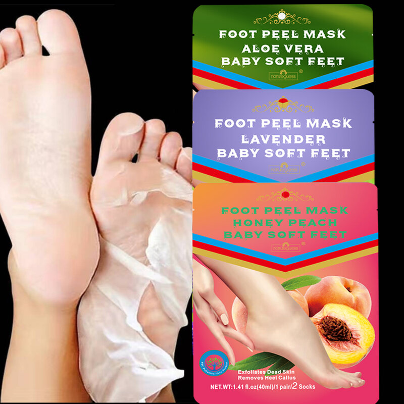 Exfoliating Foot Peeling Mask 6 Pairs/ 2PCS Pedicure Socks Scrub For Repair Dead Skin Remove Peel Off Care Korean Cosmetic 40Ml