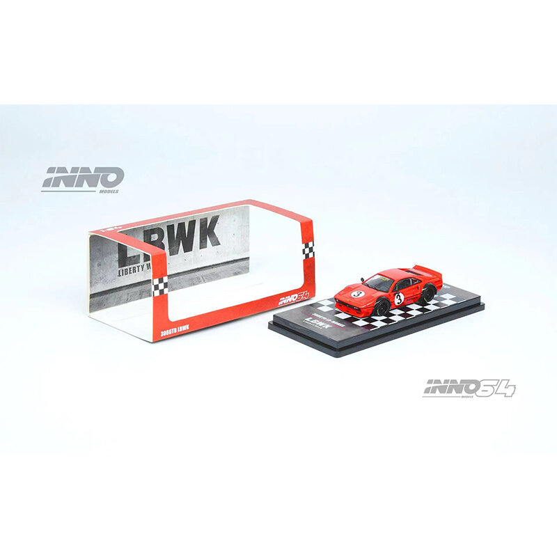 مجموعة موديلات سيارات إنو ديكاست ، ألعاب مصغرة ، LBWK RED 64 GTB ، 1: Scale