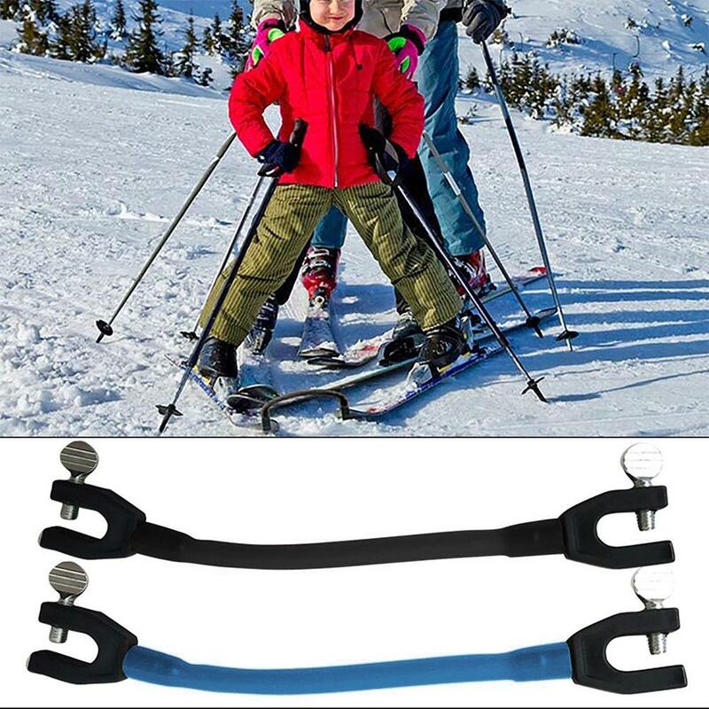 موصل طرف تزلج قابل للتعديل للمبتدئين ، إكسسوارات رياضية للتدريب في الهواء الطلق للأطفال ، تمارين التزلج ، مساعدات على الجليد للبالغين ، الشتاء ، D4T9