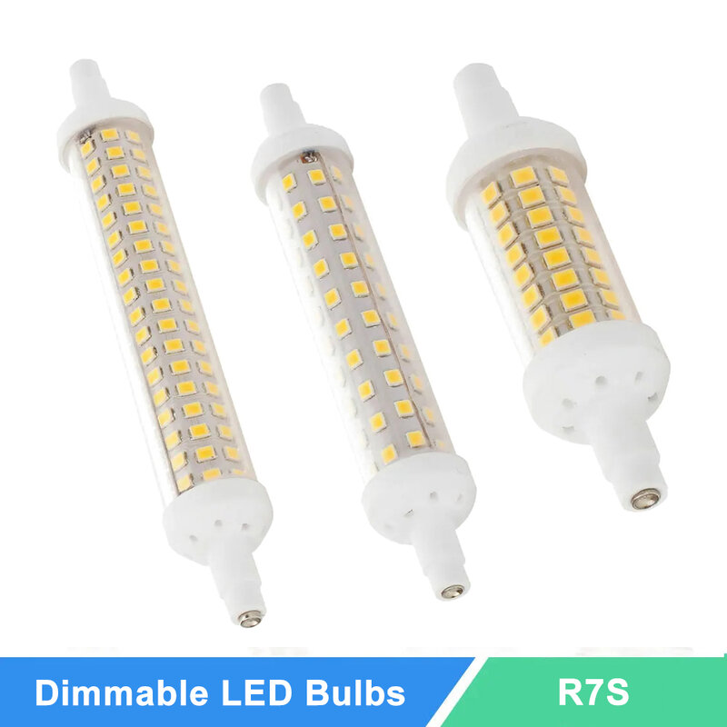 عكس الضوء R7S الكاشف LED مصابيح SMD 2835 78 مللي متر 118 مللي متر 135 مللي متر 10w 15w 20w LED ضوء لمبة 220V إنقاذ استبدال الهالوجين ضوء