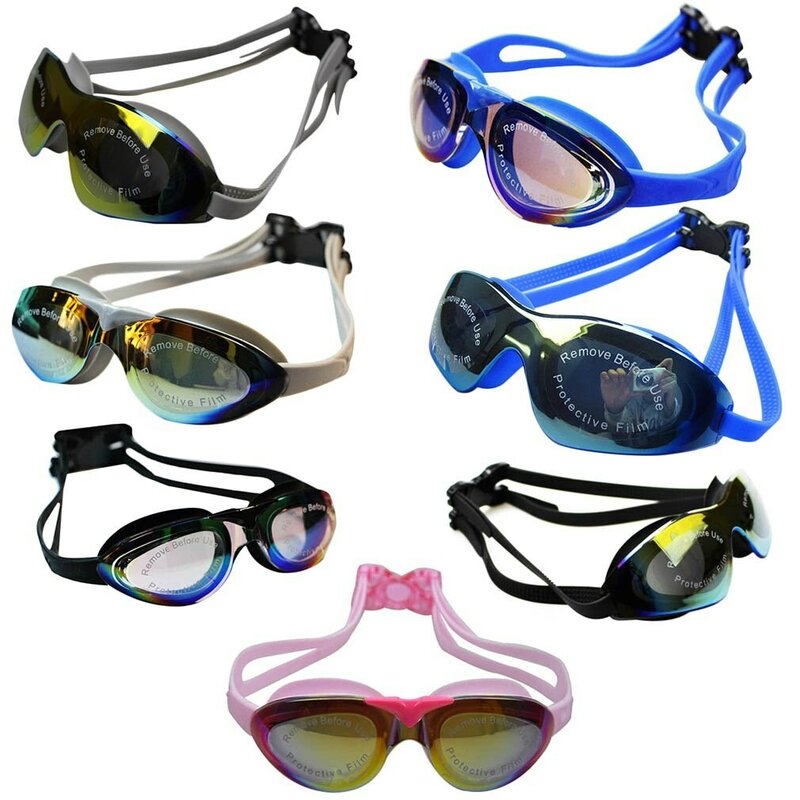 الكبار مكافحة الضباب الأشعة فوق البنفسجية حماية نظارات السباحة ، نظارات طلاء أونسيكس ، مقاوم للماء ، نظارات كبيرة ، وصول جديد