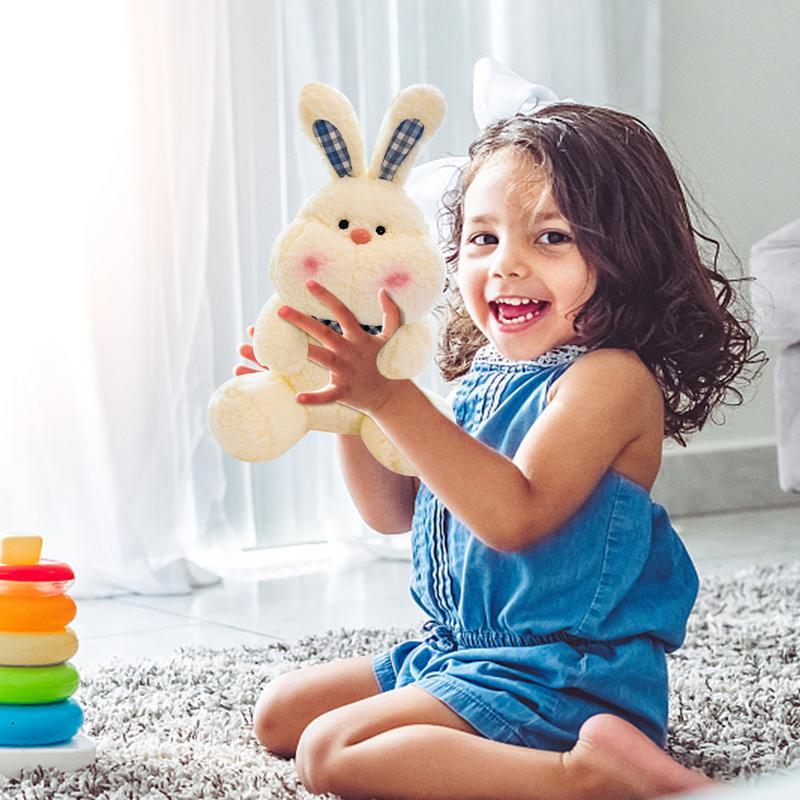 أرنب قطيفة لصبي وفتاة ، لعبة حيوان ناعمة ومنفوشة ، هدية عيد الفصح ، 23 ، من أصل وصبي