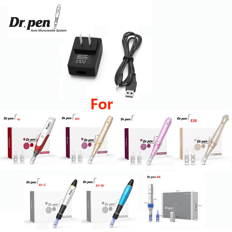 حقيقي/أصلي Dr.pen محول/USB كابل شحن ل Dr.pen N2/M5/M7/A1/A6/E30