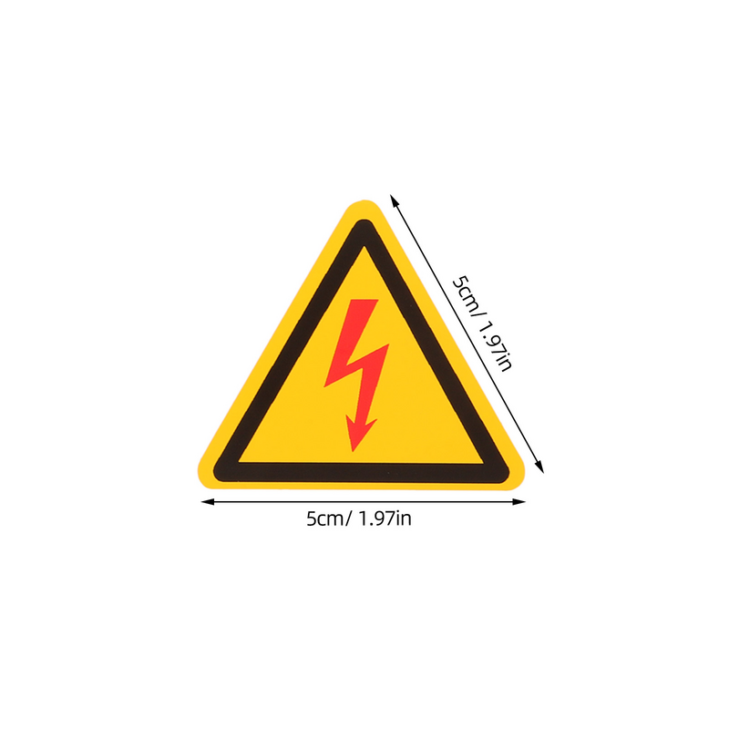 ملصقات علامات التحذير من الصدمات الكهربائية ، ملصقات لوحة ضغط الجهد العالي ، ملصقات كهربائية ، 4 148