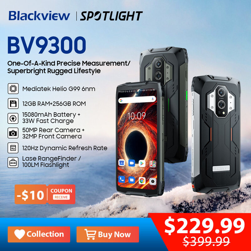 Blackview-BV9300 G99 هاتف ذكي قوي ، هاتف محمول عالمي ، قياس الليزر ، 21GB ، 256GB ، 6.7 "، 120Hz ، 15080mAh ، جديد