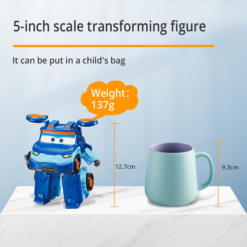 سوبر وينغز S5 5 "مقياس تحويل لعبة ليو طائرة إلى روبوت طائرة التحول عمل أرقام لعب للأطفال هدايا عيد ميلاد