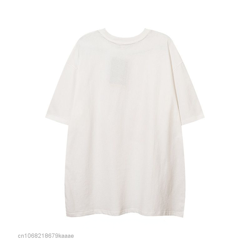 ملابس سانريو التصميم الأصلي للرسوم المتحركة قمصان كورومي ميلودي العصرية بأكمام قصيرة تي شيرت Y2k ملابس علوية كبيرة الحجم للرجال