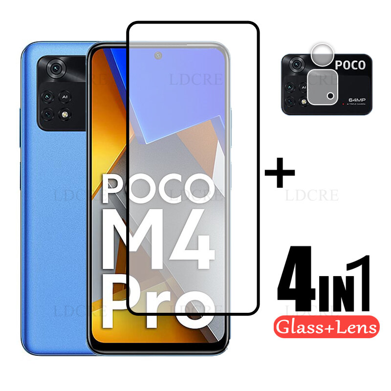 2 قطعة لشاومي Poco M3 زجاج كامل زجاج الشاشة الواقية لشاومي Poco M3 فليم لين الزجاج ل Xiaomi Poco X3 زجاج الكاميرا Len