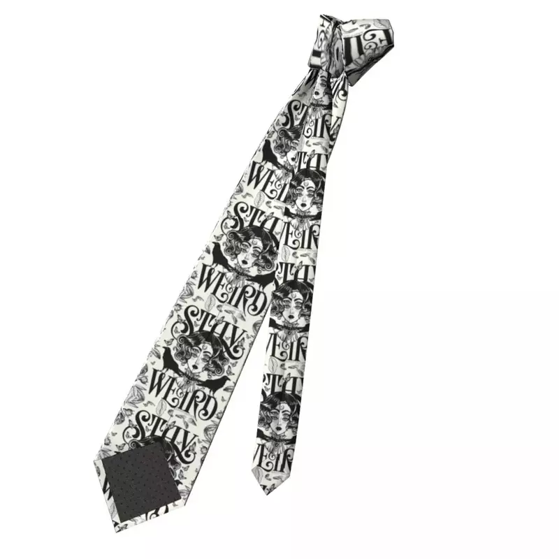 ربطة عنق مخصصة للرجال ، حرير كلاسيكي ، ربطات عنق ساحرة للهالوين للأعمال