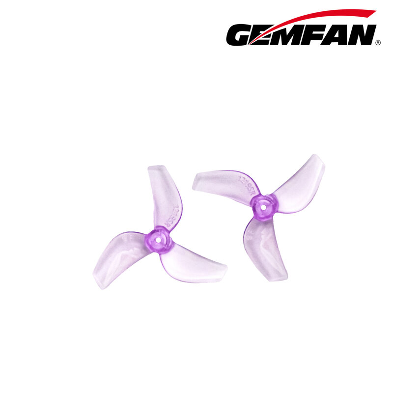Gemfan-مروحة خفيفة الوزن للغاية لـ fpv ، مروحة 3 شفرات للطائرة المسيرة الصغيرة ، أجزاء ذاتية الصنع ، 8 أزواج (8cw + 8ccw + 8cw + 8ccw) ، 29000kv