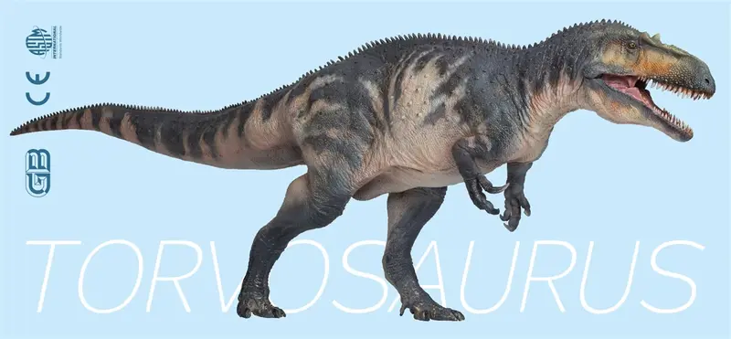 في الأسهم! مجمّع أشكال لعبة الكبار من PNSO 48 conor موديل Torvosaurus Megalosauridae أشكال ديناصور زينة على شكل حيوانات هدية