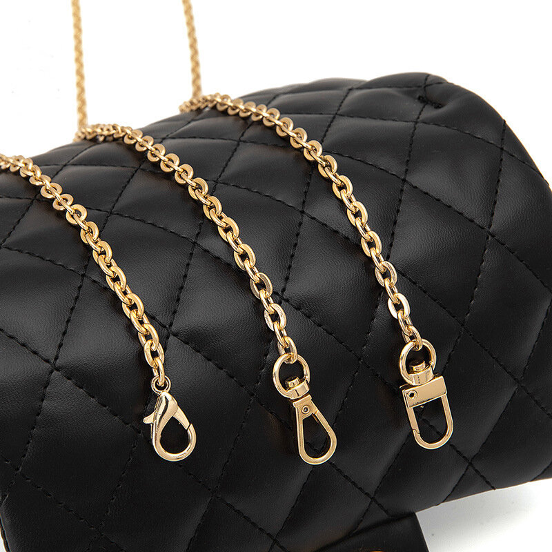 حقيبة معدنية سلسلة المرأة الكتف Crossboday حقيبة حزام حقيبة يد مقبض استبدال محفظة سلسلة حقيبة ملحقات السلسلة