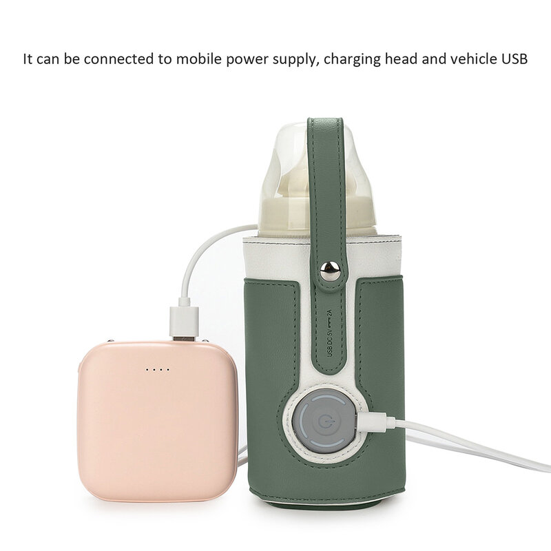 زجاجة الحليب دفئا حقيبة قابل للتعديل الكهربائية USB الطفل الحقيبة سخان السفر