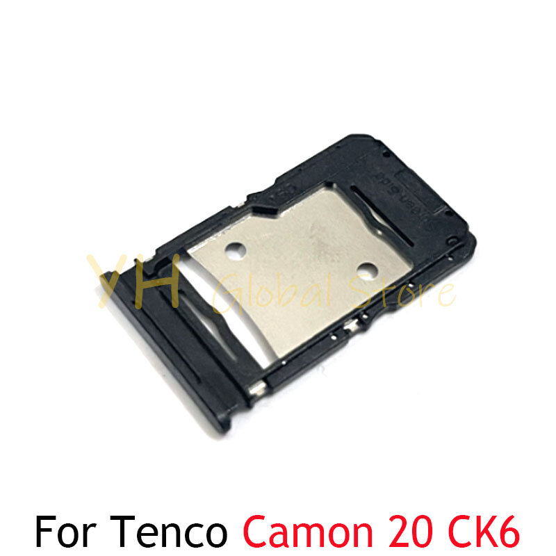 حامل صينية فتحة لبطاقة Sim ، قطع إصلاح ، Tecno Camon 20 CK6