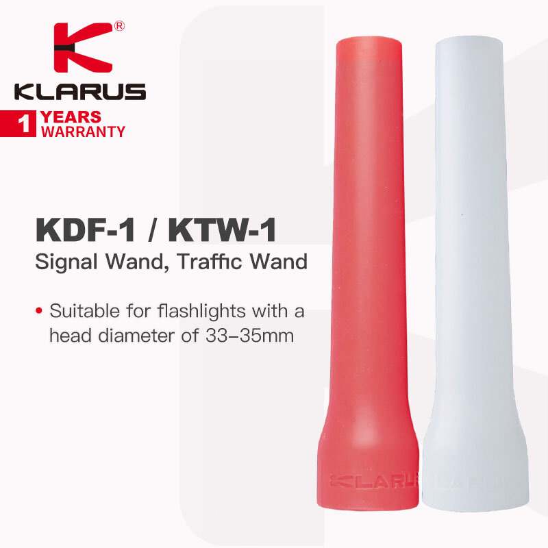 Klarus KTW-1/KDF-1 إشارة/عصا المرور ، يناسب رئيس 33 ~ 35 مللي متر من مصباح يدوي. سيليكون عالية المرونة لسهولة الطي والحمل