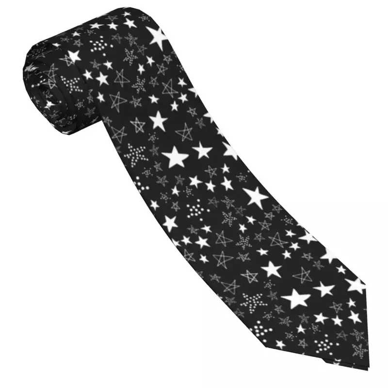 ربطات عنق رقبة رجالية ليلية مرصعة بالنجم ، ربطة عنق عصرية عتيقة ، إكسسوارات ترفيهية ، ربطة عنق