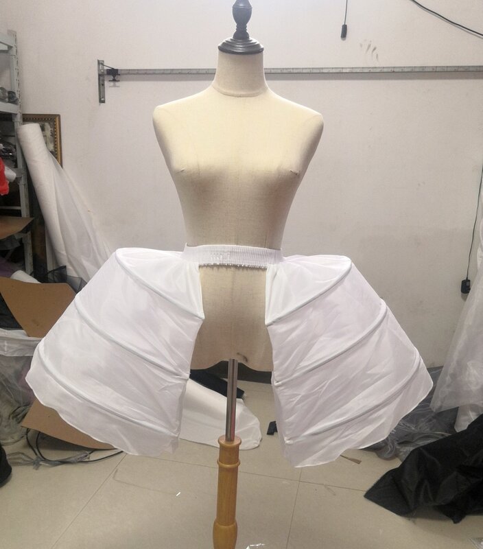فستان روكوكو قطني على الطراز الباروكي ، ملابس بيضاوية قصيرة ، ثنائية الجوانب ، تصميم زي قماش قطني