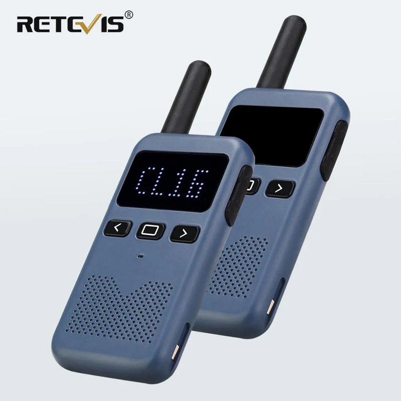 لاسلكي تخاطب صغير Retevis USB نوع C الهاتف RB619 PMR 446 راديو لاسلكي لاسلكي 2 قطعة اتجاهين راديو محمول PTT فندق