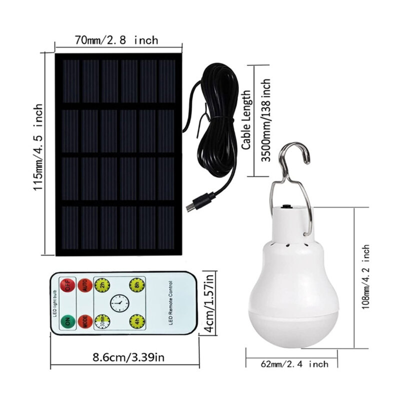LED أضواء الشمسية لمبة في الهواء الطلق المحمولة شنق مصباح التحكم عن بعد التخييم لمبات هوك مصباح خيمة إصلاح المنزل مصباح وامض للطوارئ