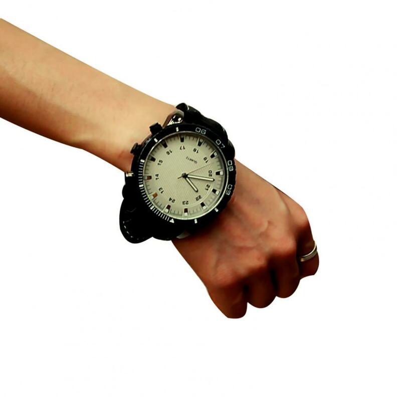 ساعة يد كوارتز تناظرية عالمية للأولاد والبنات ، جلد صناعي ، الاتصال الهاتفي الكبير ، الرياضة ، زوجين
