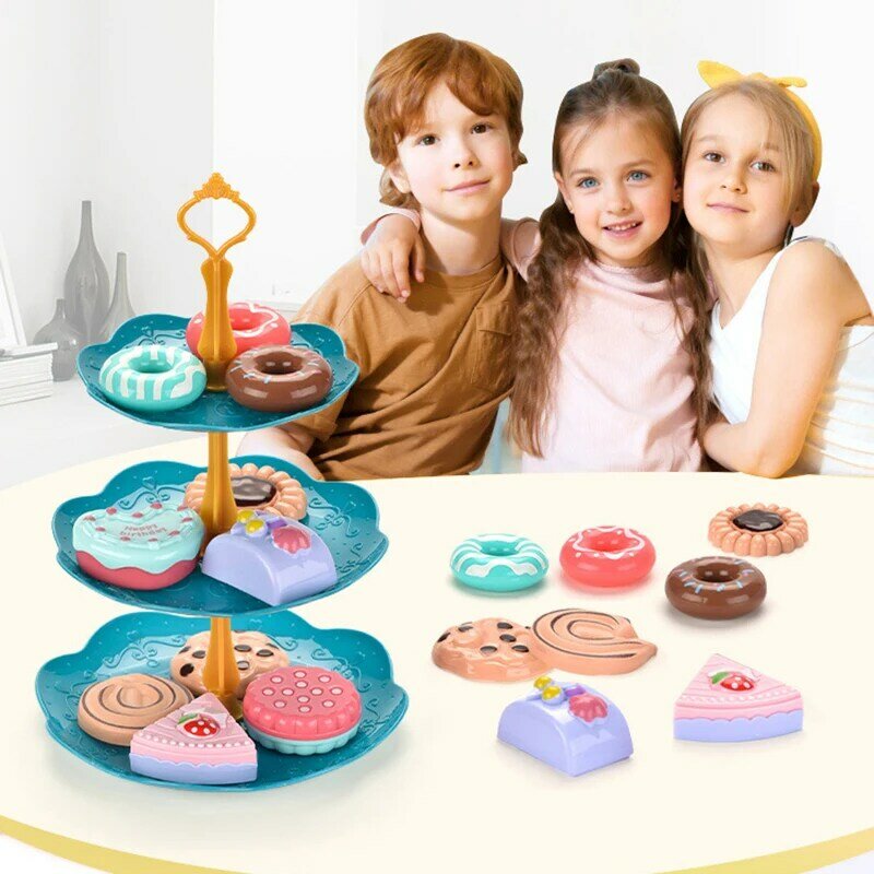 الأطفال DIY بها بنفسك التظاهر اللعب لعبة محاكاة القهوة مجموعة أدوات المائدة اللعب منزل المطبخ بعد الظهر الشاي لعبة اللعب هدايا للأطفال الفتيات