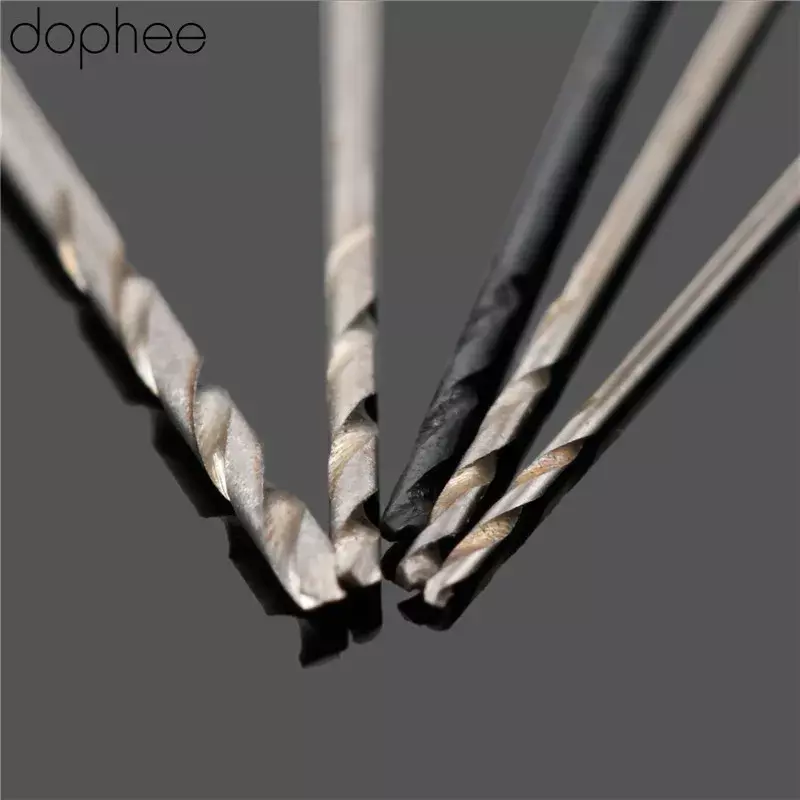 لقم ثقب ملتوية Ddophee ، مجموعة لقمة فولاذية عالية السرعة ، عرقوب مستقيم صغير ، أدوات خشبية للمثقاب الكهربائي ، من من من من نوع HSS-من ، 10