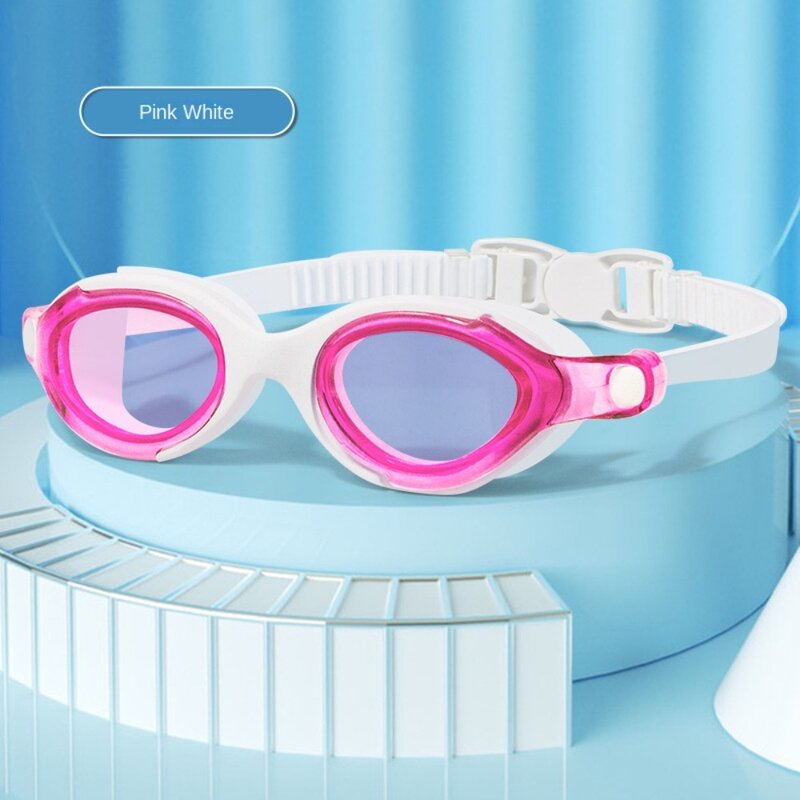 نظارات سباحة مقاومة للماء ، مضادة للضباب عالية الدقة ، شفافة ، قابلة للتعديل ، للغوص