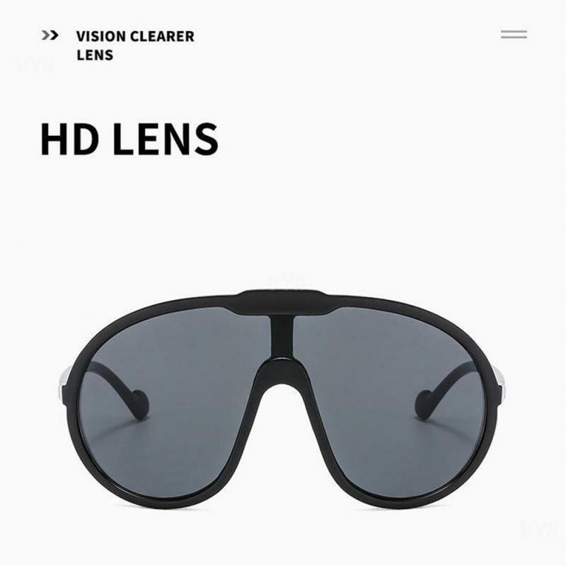 نظارات ركوب متينة مع مرآة غبار ، ألوان متعددة ، شفافة ومشرقة ، Uv400 ، نظارات ممتعة ، إكسسوارات ملابس ، من 1 إلى 5.