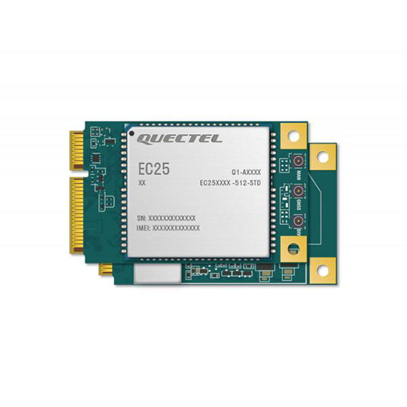 Quectel EC25-EUX وحدة صغيرة PCIE LTE Cat4 لأوروبا/تايلاند تدعم DFOTA DTMF MIMO USB 2.0 واجهة متوافقة مع EC25-EU
